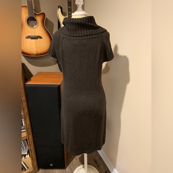 Calvin Klein sweater dress size large Brown cable knit design Warm & comfortable - Picture 4 of 5